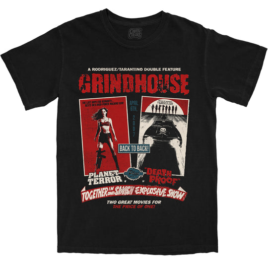 GRINDHOUSE: RETRO HORROR  - T-SHIRT (COMFORT COLORS)
