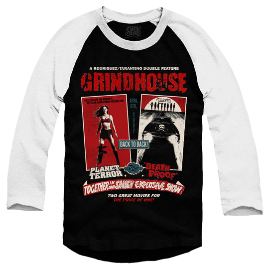 GRINDHOUSE: RETRO HORROR - BASEBALL SHIRT
