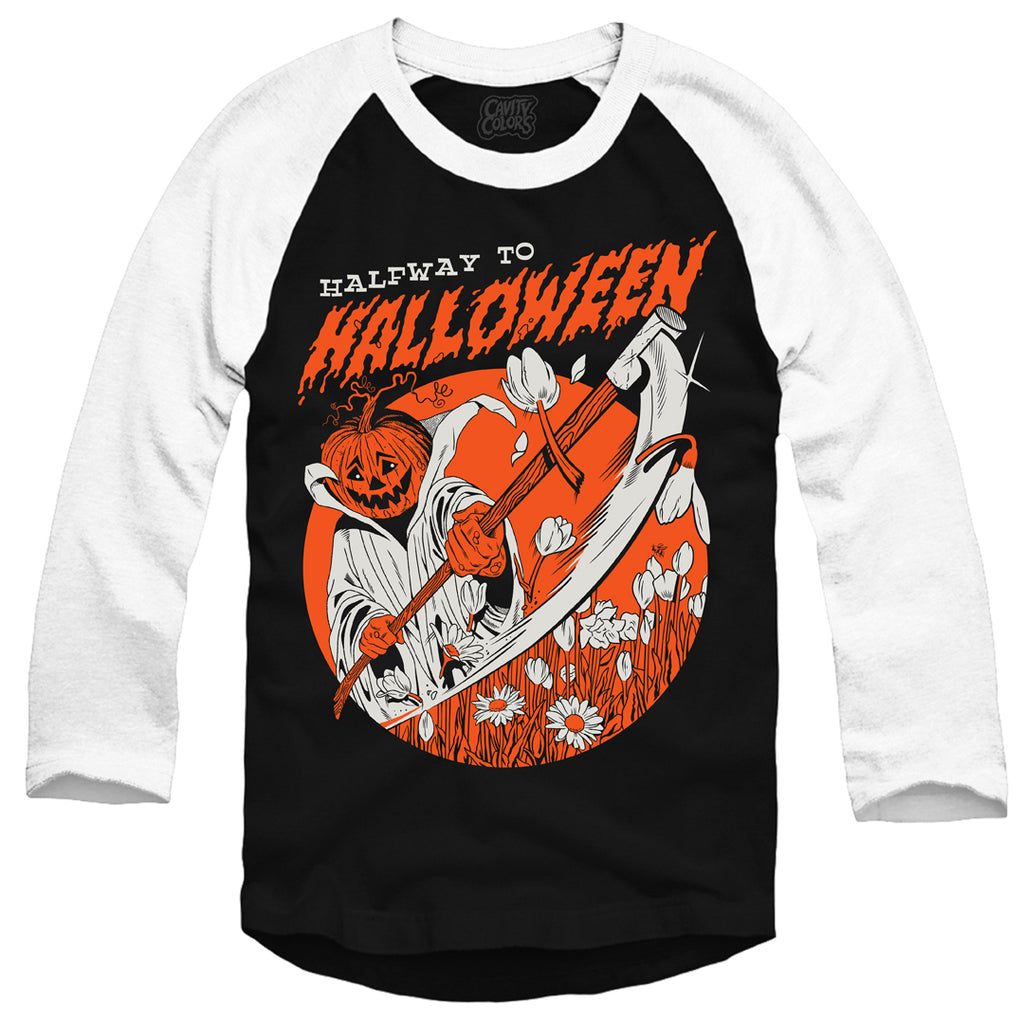 HALFWAY TO HALLOWEEN 2026 - BASEBALL SHIRT – CavityColors