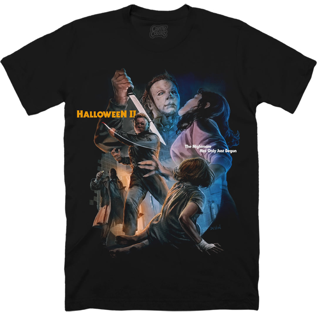 Halloween II (1981) - Brand New Horror Tees at CavityColors!