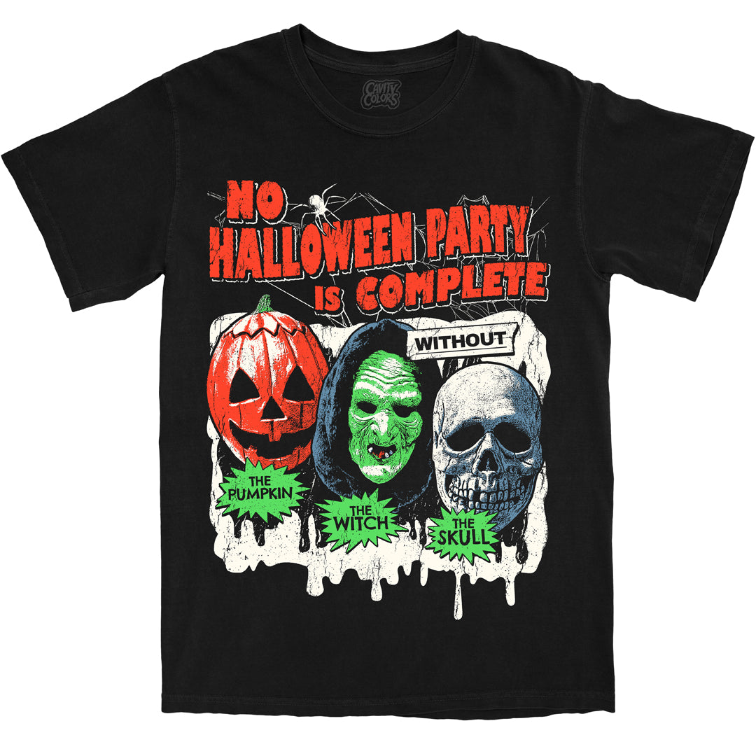 HALLOWEEN TRIO: PARTY TIME - T-SHIRT (COMFORT COLORS)