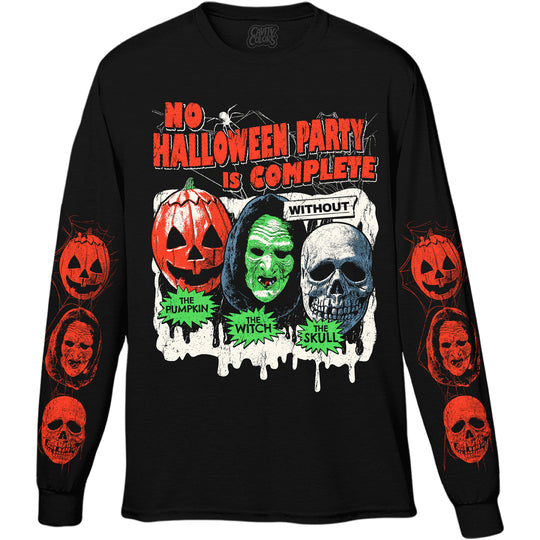 HALLOWEEN TRIO: PARTY TIME - LONG SLEEVE SHIRT
