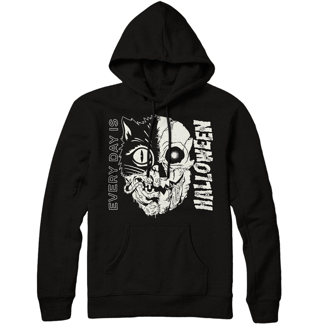 EVERY DAY IS HALLOWEEN: IN STITCHES - PULLOVER HOODIE (GLOW IN THE DARK)