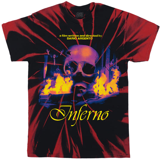INFERNO: '80S HORROR - TIE-DYE T-SHIRT (LIMITED EDITION OF 100)