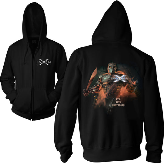 EVIL GETS AN UPGRADE - ZIP-UP HOODIE