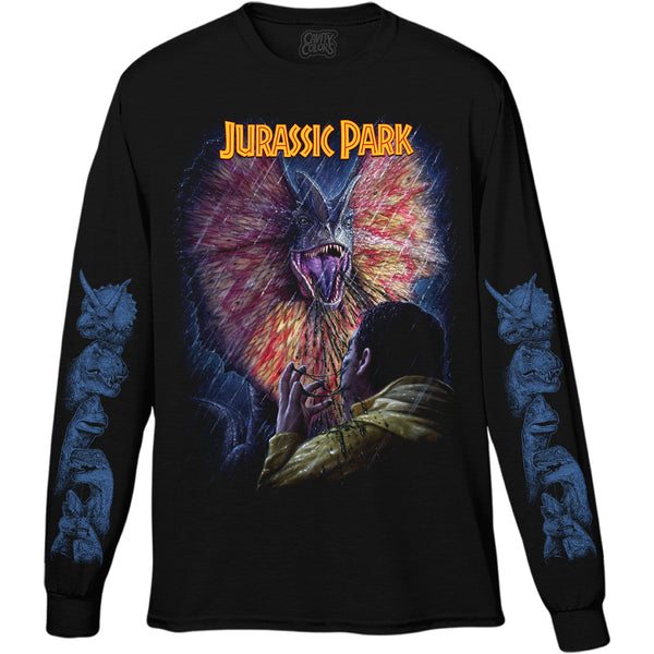 E*N様 dinoworks Jurassically Dyed L/S Tee JURASSIC PARK: NEDRY'S DEMISE - LONG SLEEVE SHIRT – CavityColors