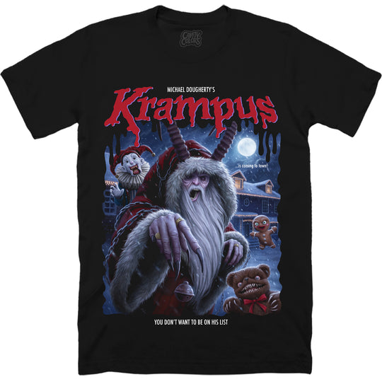 KRAMPUS: '90S HORROR PAPERBACK - T-SHIRT