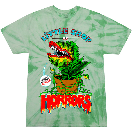 LITTLE SHOP: FEED ME SEYMOUR - TIE-DYE T-SHIRT