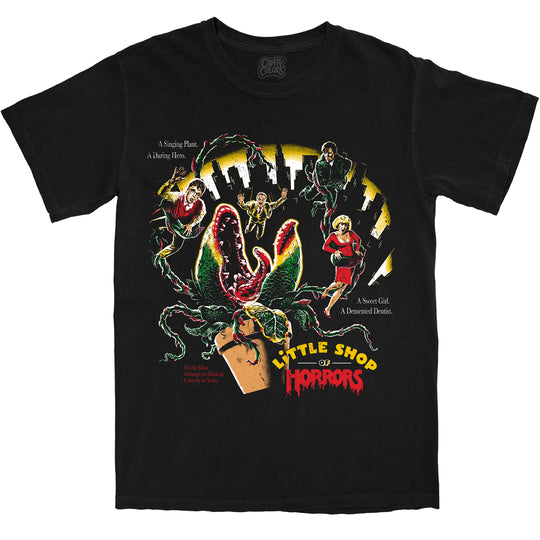 LITTLE SHOP: RETRO PLANT MAYHEM - T-SHIRT (COMFORT COLORS)
