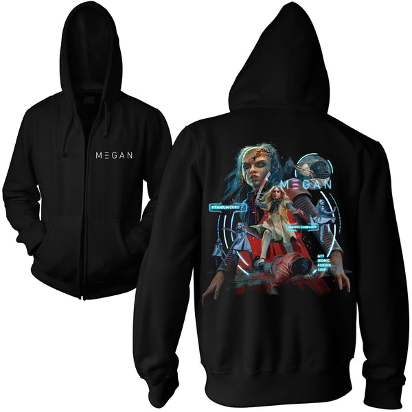 M3GAN (2022) Official New Zip Up Hoodies! – CavityColors