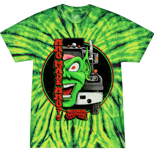 MAXIMUM OVERDRIVE: WHO MADE WHO? - T-SHIRT (GOBLIN TIE DYE)
