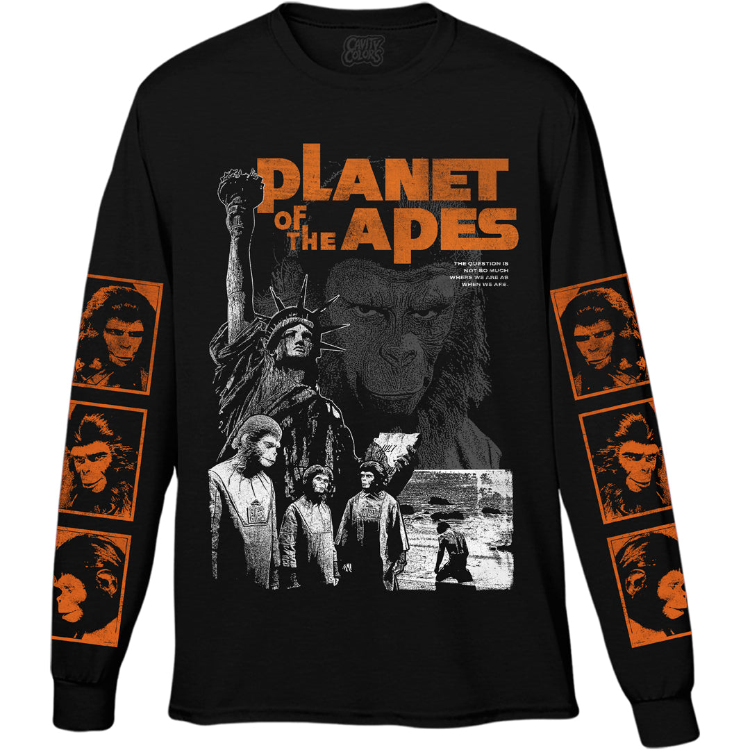 PLANET OF THE APES: THE QUESTION IS WHEN - LONG SLEEVE SHIRT