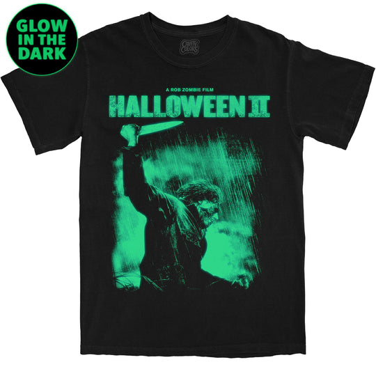 ROB ZOMBIE'S HALLOWEEN II: CLASSIC - COMFORT COLORS T-SHIRT (GLOW IN THE DARK)
