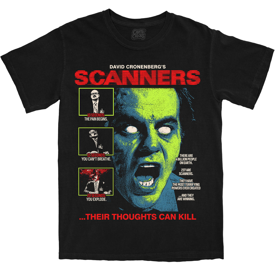 SCANNERS: THEIR THOUGHTS CAN KILL - T-SHIRT