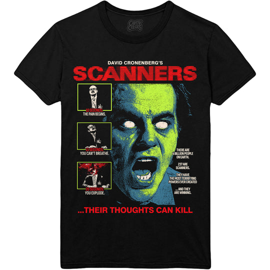 SCANNERS: THEIR THOUGHTS CAN KILL - T-SHIRT