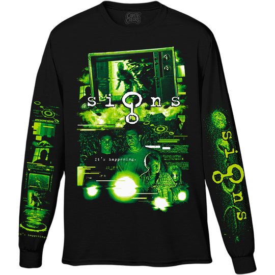SIGNS (2002) THE INVASION - LONG SLEEVE SHIRT