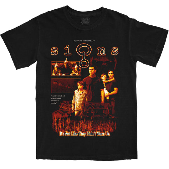 SIGNS (2002) CROP CIRCLES - T-SHIRT (COMFORT COLORS)