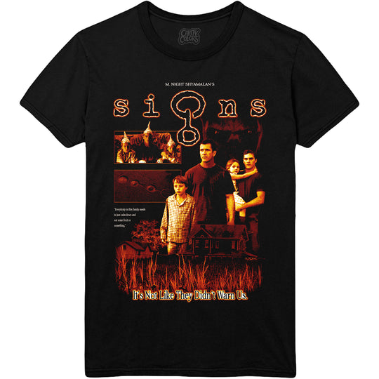 SIGNS (2002) CROP CIRCLES - T-SHIRT