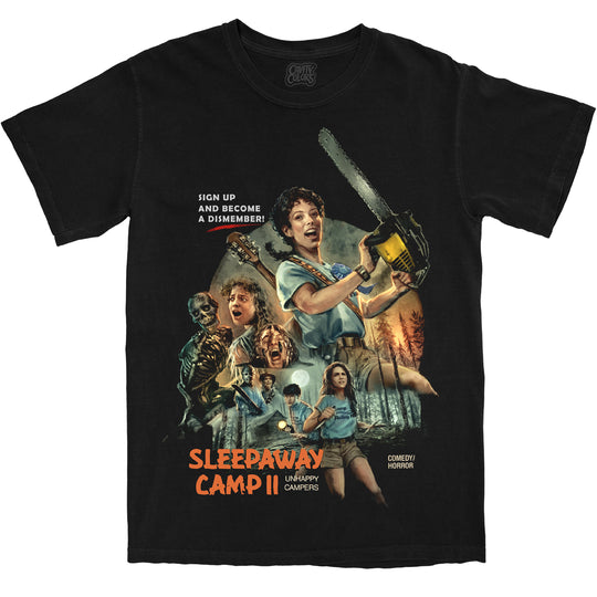 SLEEPAWAY CAMP II: UNHAPPY CAMPERS - T-SHIRT (COMFORT COLORS)