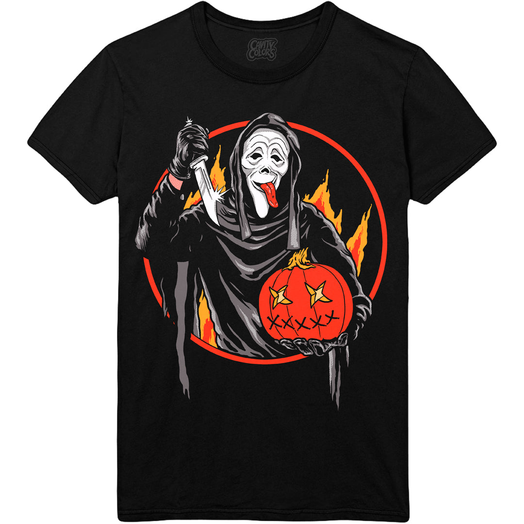 GHOST FACE SPOOF: CREEPY CARVER - T-SHIRT