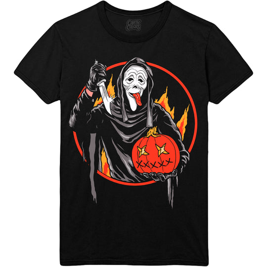 GHOST FACE SPOOF: CREEPY CARVER - T-SHIRT