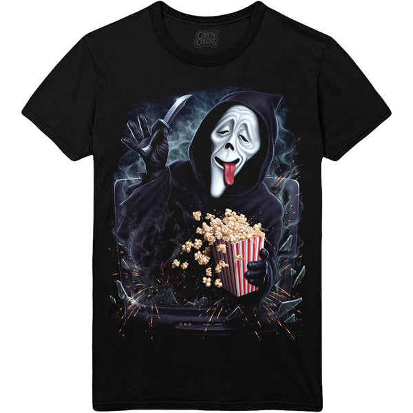 GHOST FACE SPOOF: SCARY MOVIE MUNCHIES - T-SHIRT
