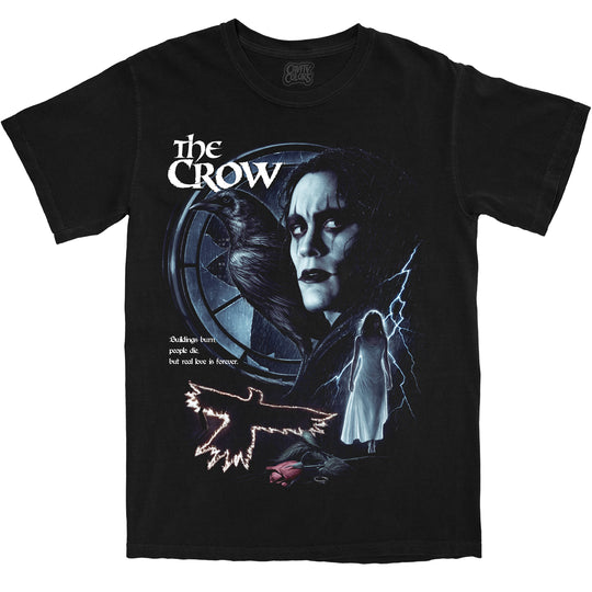 THE CROW: NEVER STOP LOVING - T-SHIRT (COMFORT COLORS)