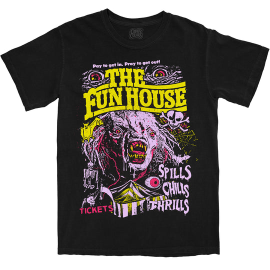 THE FUNHOUSE: CHILLS & THRILLS - T-SHIRT (COMFORT COLORS)