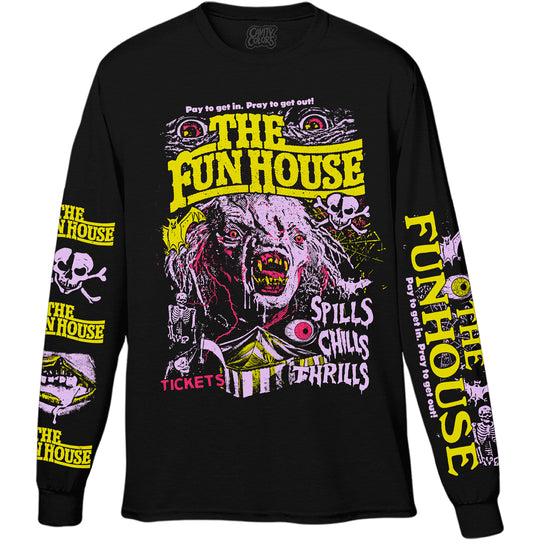 THE FUNHOUSE: CHILLS & THRILLS - LONG SLEEVE SHIRT