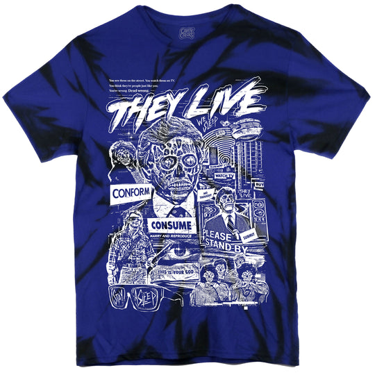 THEY LIVE: CONSUME - TIE-DYE T-SHIRT (LIMITED EDITION OF 100)