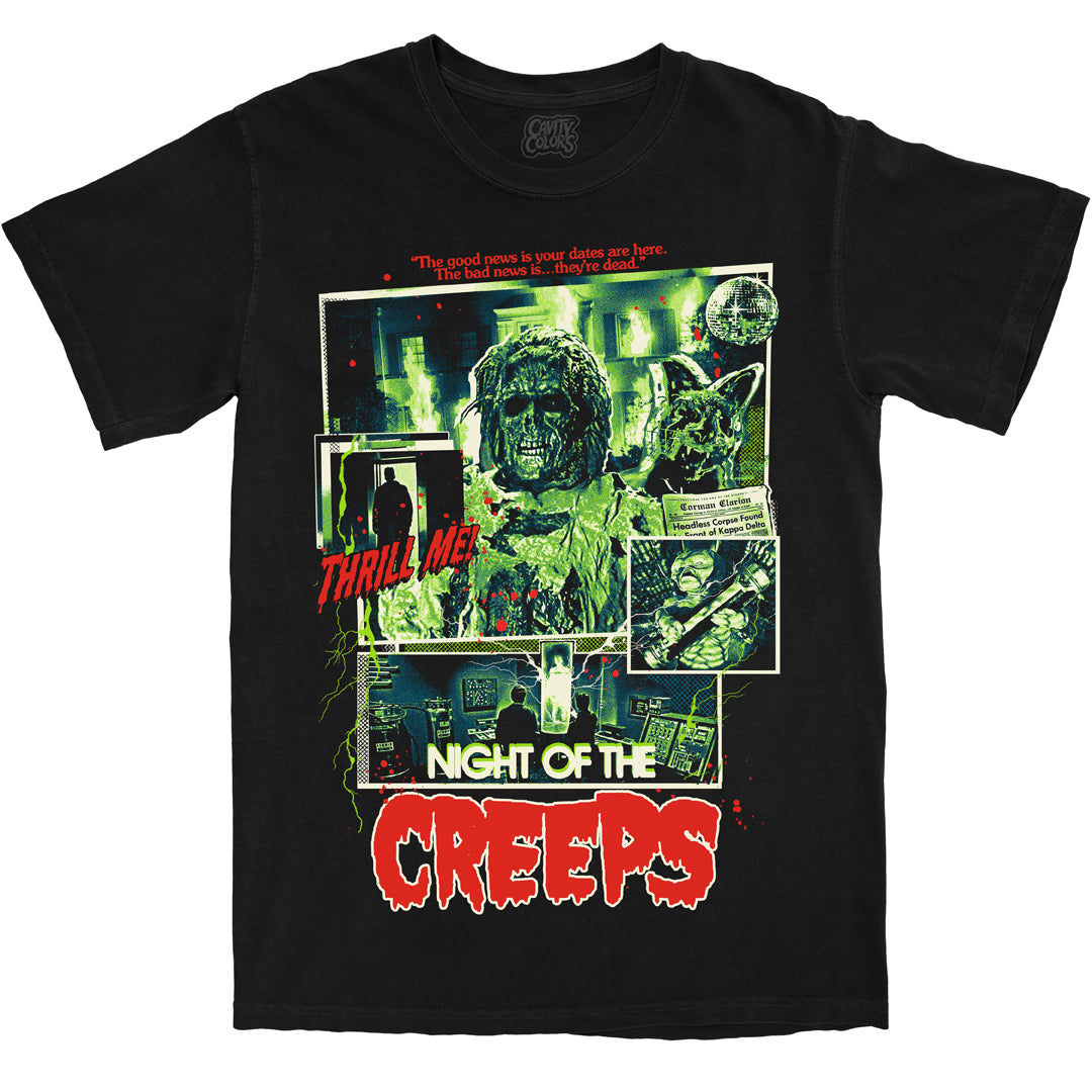 NIGHT OF THE CREEPS: THRILL ME! - T-SHIRT (COMFORT COLORS)