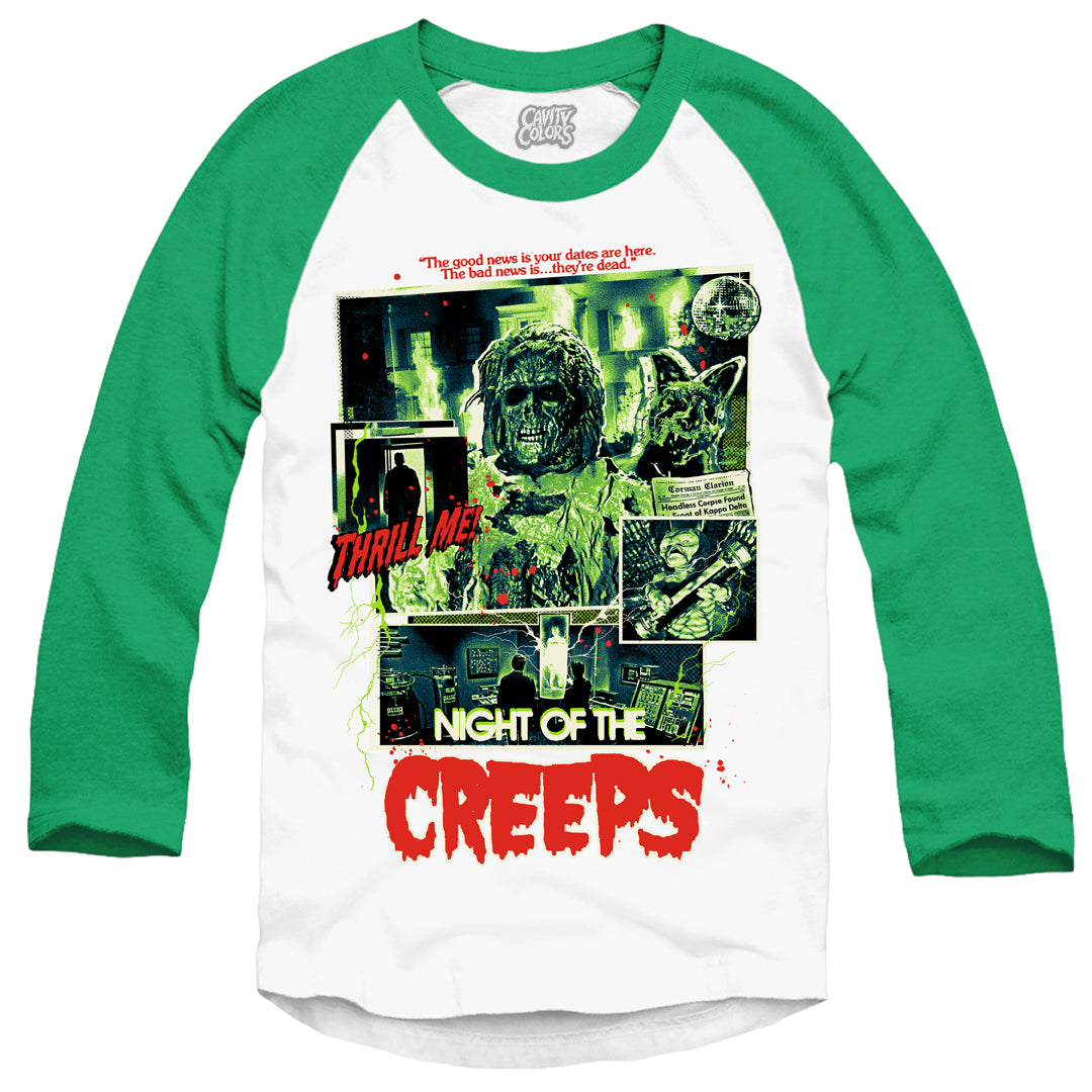 NIGHT OF THE CREEPS: THRILL ME! - BASEBALL SHIRT