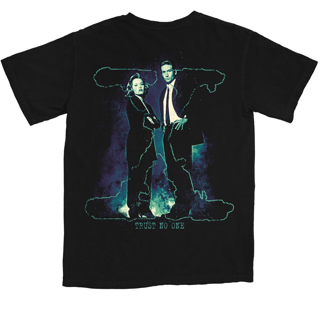 MULDER & SCULLY: TV PROMO - T-SHIRT (COMFORT COLORS)