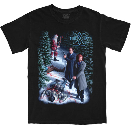 X-FILES: PSYCHO SANTA - T-SHIRT (COMFORT COLORS)