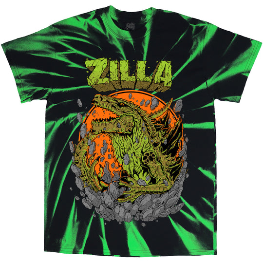 ZILLA: RUMBLE IN THE CITY - TIE-DYE T-SHIRT (LIMITED TO 150)