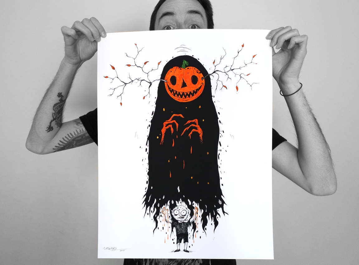 THE BOY WHO DREAMS OF HALLOWEEN LIMITED EDITION PRINT – CavityColors