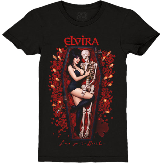ELVIRA: LOVE YOU TO DEATH - LADIES T-SHIRT