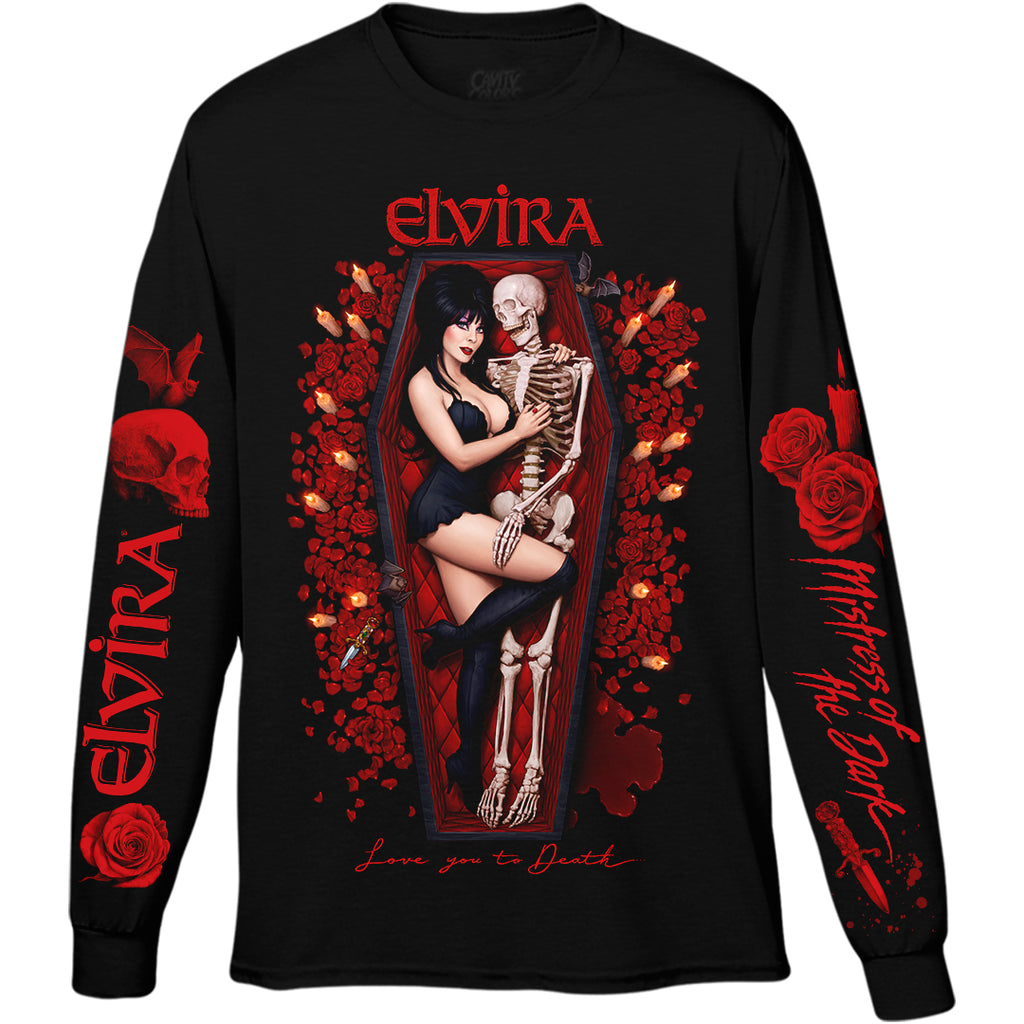 ELVIRA: LOVE YOU TO DEATH - LONG SLEEVE SHIRT