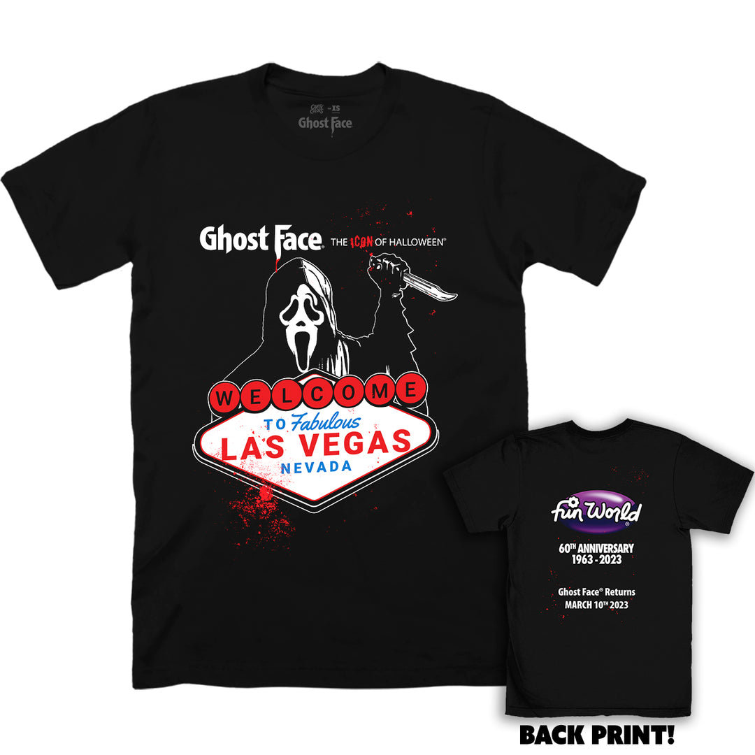 GHOST FACE IN VEGAS: ANNIVERSARY EVENT - T-SHIRT (LIMITED EDITION)