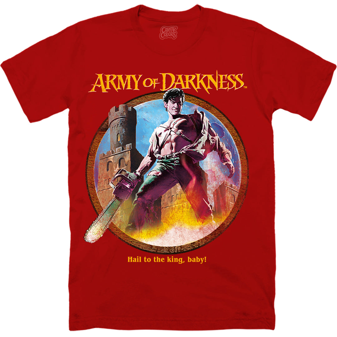 ARMY OF DARKNESS: HAIL TO THE KING - T-SHIRT (BLOOD RED)