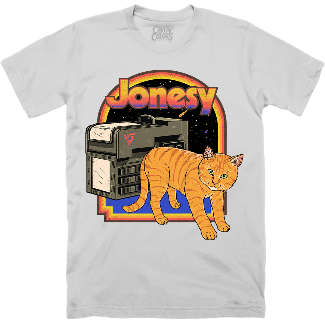 ALIEN: JONESY - T-SHIRT (CAT CARRIER SILVER)