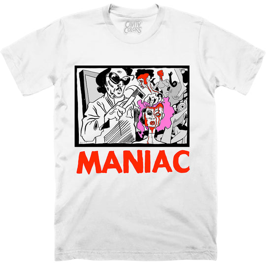 MANIAC: YOU'RE SO PRETTY - T-SHIRT ('80s WHITE TEE)