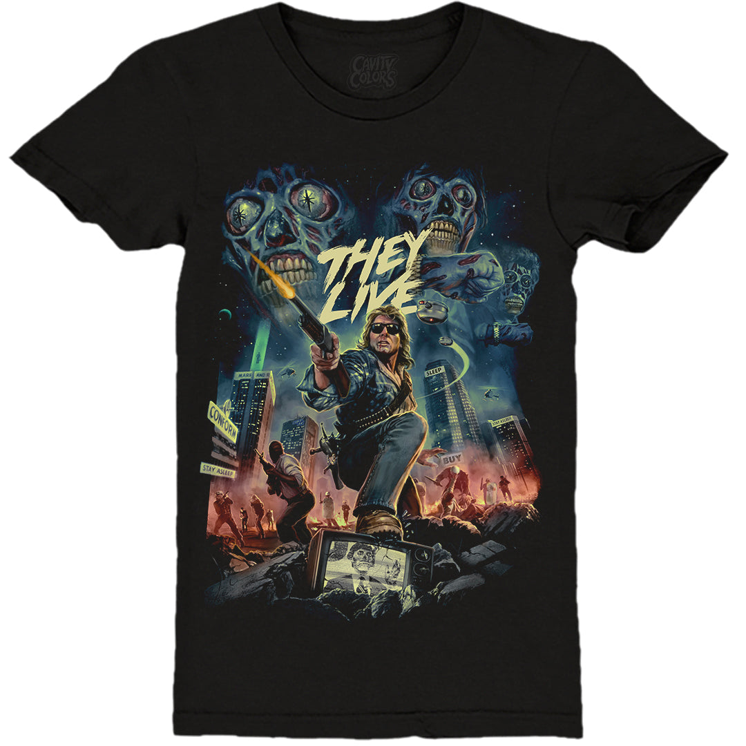 THEY LIVE - LADIES T-SHIRT