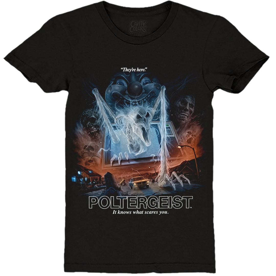 POLTERGEIST: THEY'RE HERE - LADIES T-SHIRT