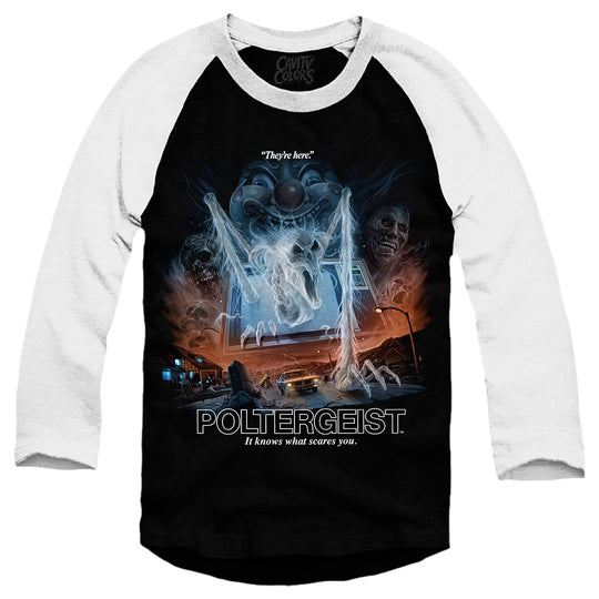 POLTERGEIST: THEY'RE HERE - BASEBALL SHIRT