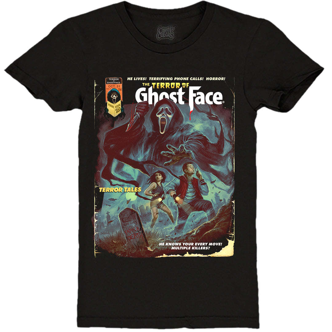 THE TERROR OF GHOST FACE - LADIES T-SHIRT