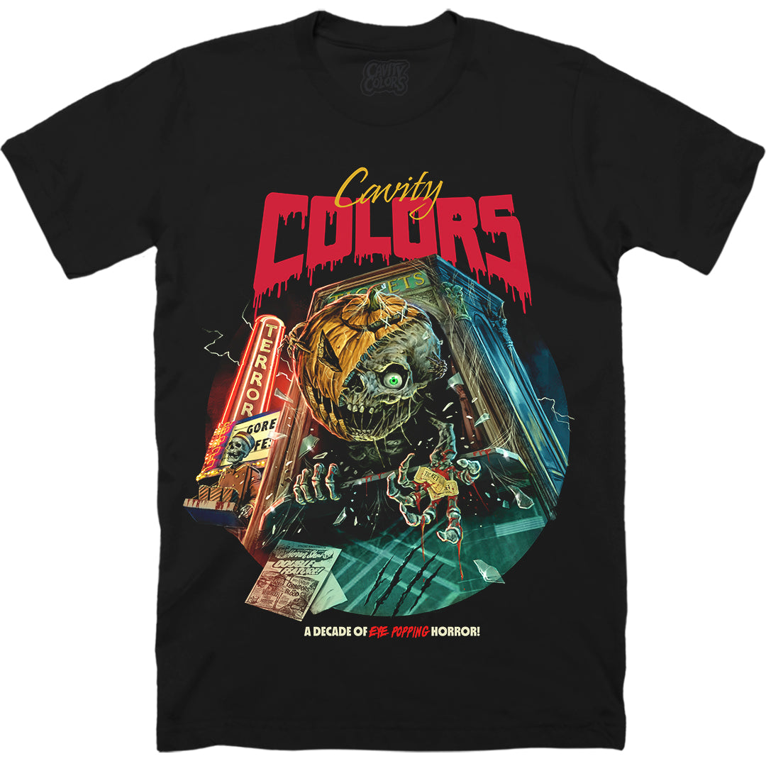 CAVITYCOLORS: A DECADE OF HORROR - T-SHIRT