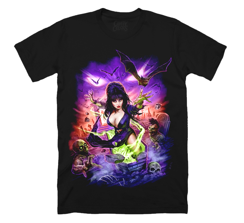 ELVIRA - Horror t-shirts, baseball shirts, tanktops and enamel