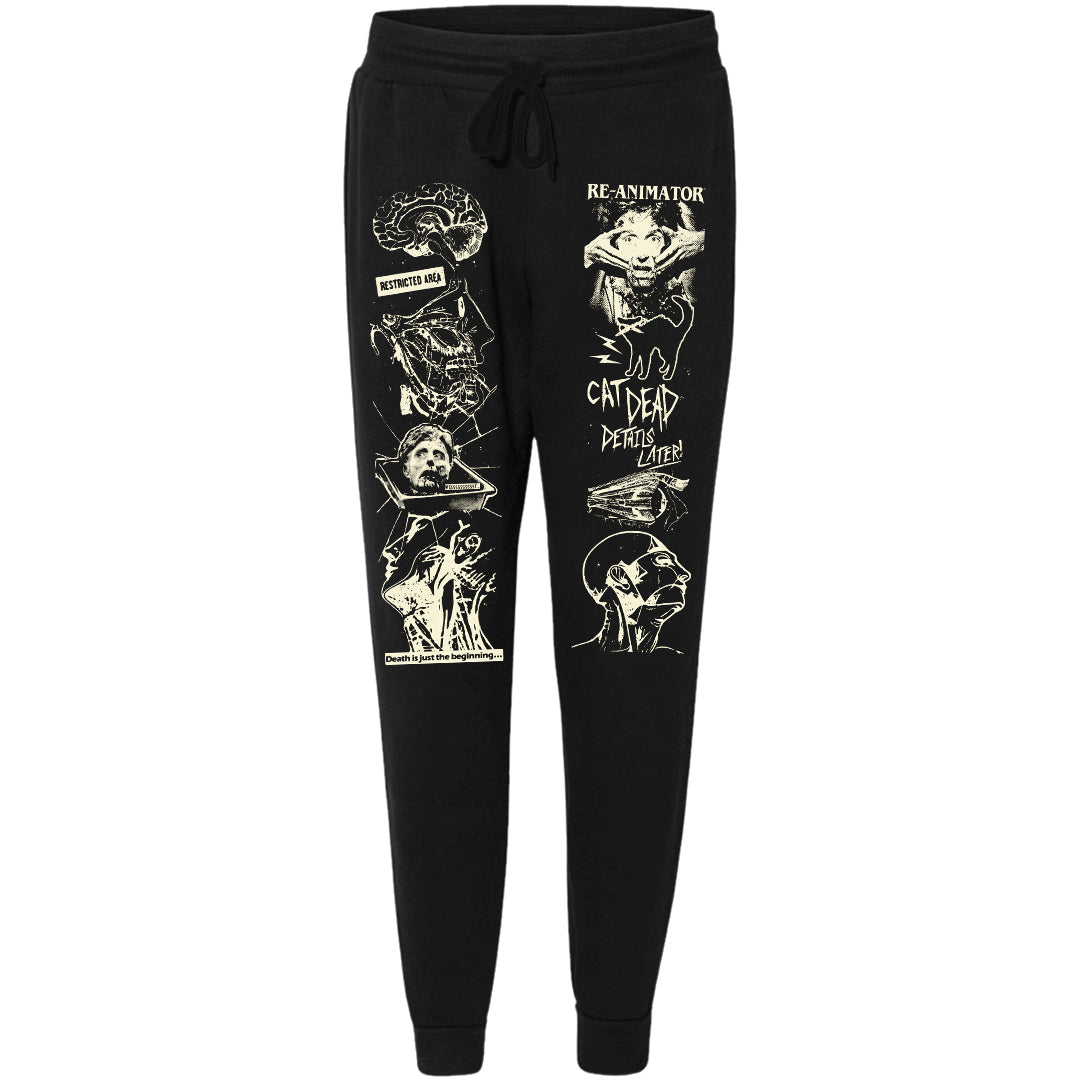 RE-ANIMATOR: DEATH DEFEATED - JOGGER SWEATPANTS (GLOW IN THE DARK)