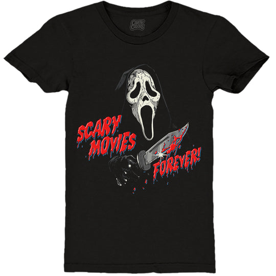 GHOST FACE: SCARY MOVIES FOREVER! - LADIES T-SHIRT